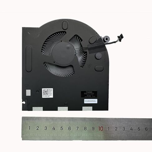 Replacement CPU and GPU Cooling Fan for Dell Alienware M17 R3 R4 0H5TYJ 0CNV63 DC28000ROSL EG50061S1-1C010-S9A K13087 DC28000RNSL EG50061S1-C060-S9A K13089 DFS240012BK0T DFSCK324162A2K 12V in Saudi Arabia