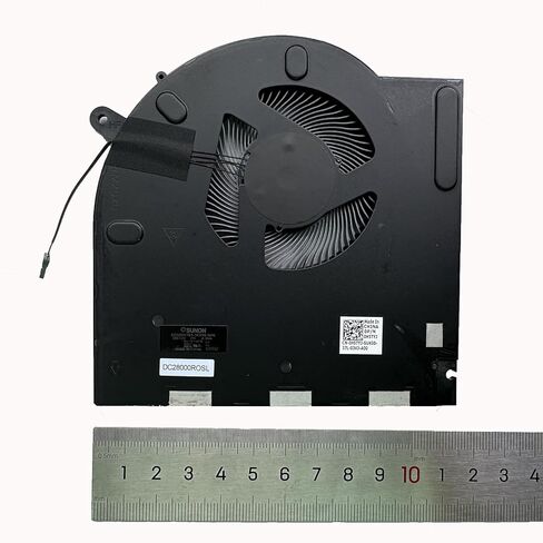 Replacement CPU and GPU Cooling Fan for Dell Alienware M17 R3 R4 0H5TYJ 0CNV63 DC28000ROSL EG50061S1-1C010-S9A K13087 DC28000RNSL EG50061S1-C060-S9A K13089 DFS240012BK0T DFSCK324162A2K 12V in Saudi Arabia