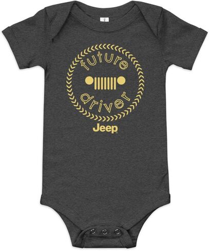 Jeep Baby Bodysuit Future Driver - Officially Licensed in Saudi Arabia