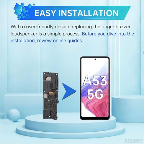 استبدال مكبر الصوت بصوت عالٍ مع دعامة لهاتف Samsung Galaxy A53 5G Ringer Ringtone مكبر الصوت استبدال إصلاح صفارة الصوت الواضحة لهاتف Samsung a53 5g SM-A536U SM-A536U1 in Kuwait