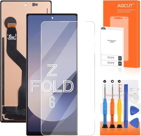 INCELL لهاتف Samsung Galaxy Z Fold6 شاشة بديلة Z Fold 6 شاشة LCD SM-F956u F956b F956w F956a LCD محول رقمي يعمل باللمس جزء إصلاح أمامي صغير خارجي in Kuwait