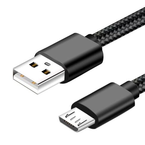 Micro USB Charging Cable for Phonak Charger Case Combi BTE/RIC ,Mini Charger BTE/RIC | 3.3 FT Nylon Braided | Fast-Charging Cord for Hearing Aid Supplies | Not for Phonak Life/Lumity Charger Case in Saudi Arabia