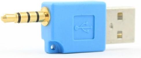 SANOXY Data Charger Dongle Adapter for iPod Shuffle 2nd Gen (Blue) in Saudi Arabia