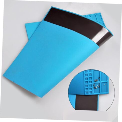 TEHAUX Magnetic Silicone Cellphone Repair Mat Large Heat Resistant Workbench for Mobile Phone Computer Maintenance for Electronics Repair with Scratch in Saudi Arabia