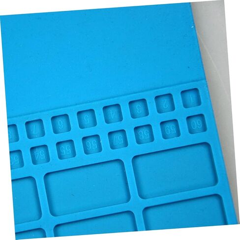 TEHAUX Magnetic Silicone Cellphone Repair Mat Large Heat Resistant Workbench for Mobile Phone Computer Maintenance for Electronics Repair with Scratch in Saudi Arabia