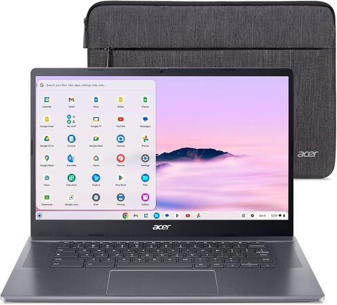 Acer Chromebook Plus 515 15.6 بوصة تعمل باللمس Intel Core i3-1305U 8GB RAM 256GB SSD 1920x1080 (Full HD) CB515-2HT-33M4 (متجدد) in Kuwait