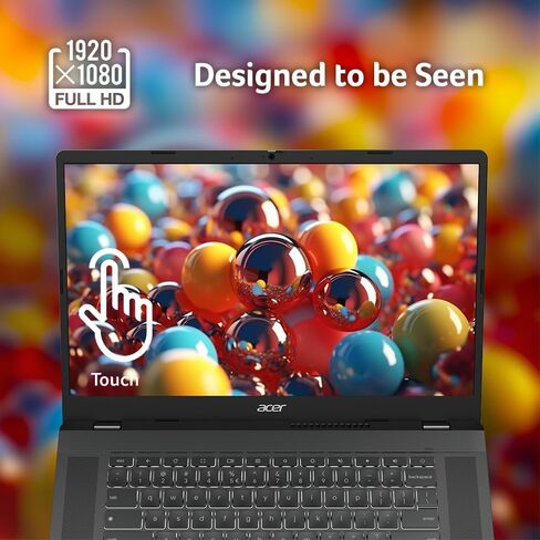 Acer Chromebook Plus 515 15.6 بوصة تعمل باللمس Intel Core i3-1305U 8GB RAM 256GB SSD 1920x1080 (Full HD) CB515-2HT-33M4 (متجدد) in Kuwait