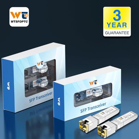 10GBase-T SFP+ to RJ-45 Transceiver 3 Pack, 10Gbe SFP+ Copper Ethernet CAT6a/CAT 7 Module, up to 30m, Compatible with Cisco SFP-10G-T-S, Fortinet, TP-Link in Saudi Arabia