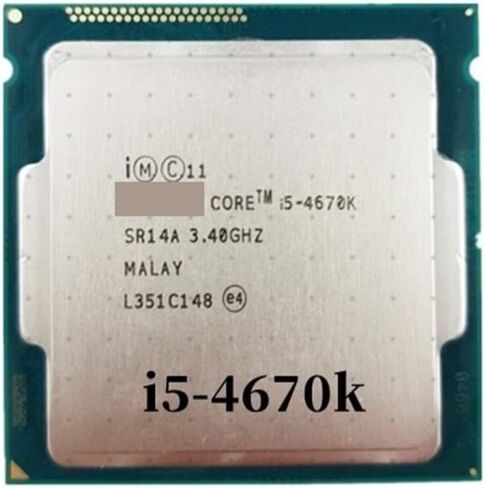 c I5-4670K I5 4670K 4670 K 3.4 GHz Quad-Core Quad-Thread 84W 6M CPU Processor LGA 1150 in Saudi Arabia
