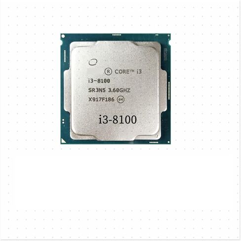 c I3-8100 I3 8100 3.6 جيجا هرتز رباعي النواة رباعي الموضوع معالج وحدة المعالجة المركزية 6 متر 85 واط LGA 1151 in Saudi Arabia