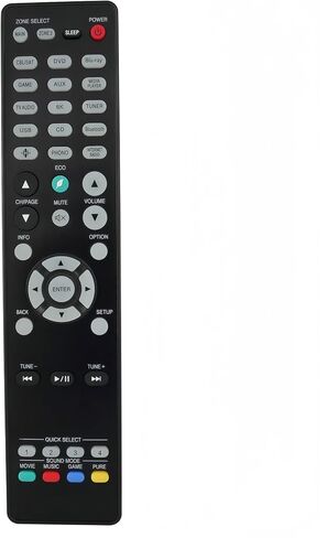 جهاز تحكم عن بعد بديل بالأشعة تحت الحمراء لجهاز Denon Ultra Home Theater AV RC-1219 AVR-X4500H AVC-X6700H RC-1221 AVR-X8500HA AVC-A110 RC-1240 AVR-X6700H AVR-X4700H AVR-S660H AVR-S650H RC-1250 AVC-A1H in Kuwait
