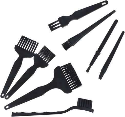 8pcs Multi-use Cleaning Brush Set Phone Computer Cleaning Tools Static Brush for Motherboard PCB Repair Kit Lightweight Portable in Saudi Arabia
