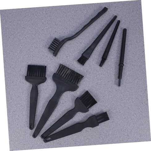 8pcs Multi-use Cleaning Brush Set Phone Computer Cleaning Tools Static Brush for Motherboard PCB Repair Kit Lightweight Portable in Saudi Arabia
