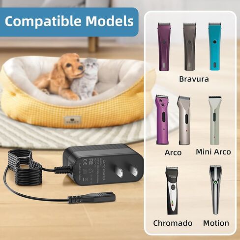 شاحن متوافق مع ماكينة الحلاقة اللاسلكية Wahl Animal، محول الطاقة لـ Wahl Arco، Bravura، Chromado، Motion، Mini Arco شاحن كليبرز لاسلكي (1881-2800) in Kuwait