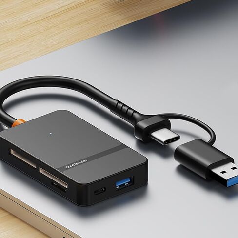 OTGs Memory Card Reader Design for TF MS Cards with USB a and Type C Fast Data Transfer Otgs Card Reader in Saudi Arabia
