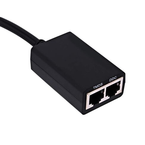 JTLB 30M Over RJ45 CAT5e CAT6 LAN Ethernet Balun مكرر مكرر يصل إلى 1080P، كابلات شبكة الإشارة متضمنة، يدعم ثلاثي الأبعاد in Kuwait