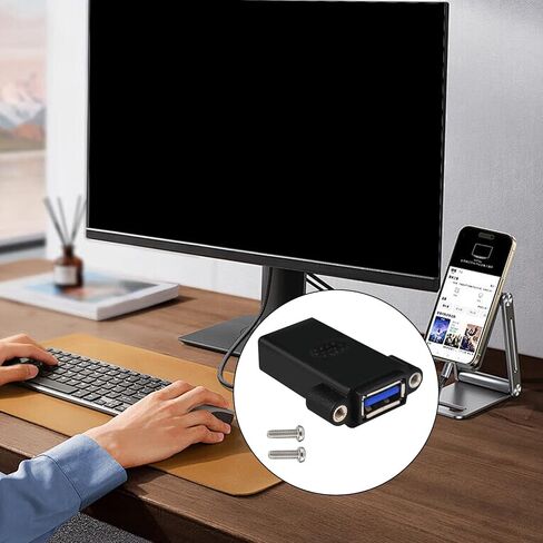 وصلات USB USB3.0 محول تركيب لوحة أنثى إلى أنثى لتمديد USB سريع وسهل وموصلات USB عالية السرعة من أنثى إلى أنثى in Kuwait