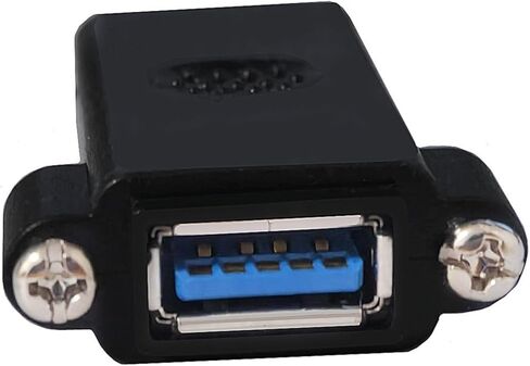 وصلات USB USB3.0 محول تركيب لوحة أنثى إلى أنثى لتمديد USB سريع وسهل وموصلات USB عالية السرعة من أنثى إلى أنثى in Kuwait