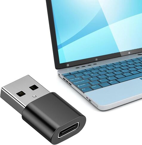 محول USB C أنثى إلى USB ذكر بسرعة نقل 480 ميجابت في الثانية غلاف معدني لأجهزة الكمبيوتر المحمولة والأجهزة اللوحية شحن النوع C أنثى إلى USB ذكر in Kuwait
