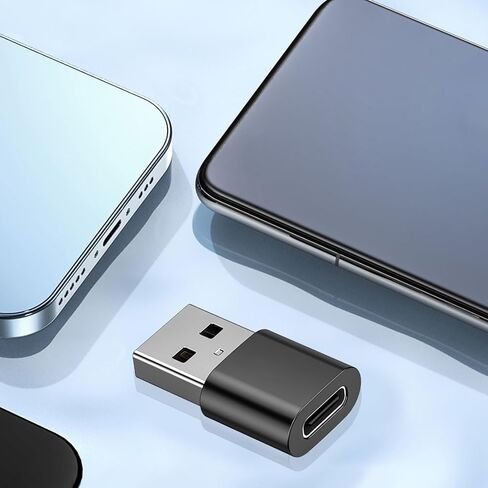 محول USB C أنثى إلى USB ذكر بسرعة نقل 480 ميجابت في الثانية غلاف معدني لأجهزة الكمبيوتر المحمولة والأجهزة اللوحية شحن النوع C أنثى إلى USB ذكر in Kuwait