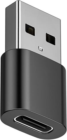 محول USB C أنثى إلى USB ذكر بسرعة نقل 480 ميجابت في الثانية غلاف معدني لأجهزة الكمبيوتر المحمولة والأجهزة اللوحية شحن النوع C أنثى إلى USB ذكر in Kuwait