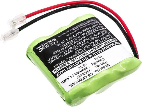 بطارية هاتف لاسلكي، 300 مللي أمبير Ni-MH، 3.6 فولت، 2/3AAA × 3، أخضر in Kuwait