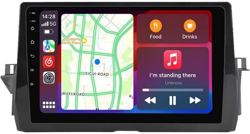 راديو ستيريو لسيارة Toyota Camry 2021 2022 2023 2024 - Biorunn Wireless Car-Play Android Auto GPS Navigation - (4GB+64GB) وحدة الرأس 10.1 بوصة Blue-Tooth 5GWiFi Update Kit RDS FM DSP Camera in Kuwait