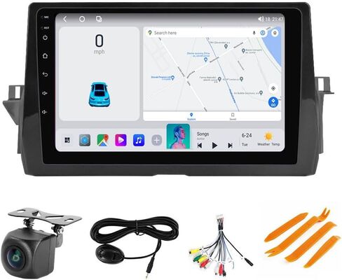 راديو ستيريو لسيارة Toyota Camry 2021 2022 2023 2024 - Biorunn Wireless Car-Play Android Auto GPS Navigation - (4GB+64GB) وحدة الرأس 10.1 بوصة Blue-Tooth 5GWiFi Update Kit RDS FM DSP Camera in Kuwait