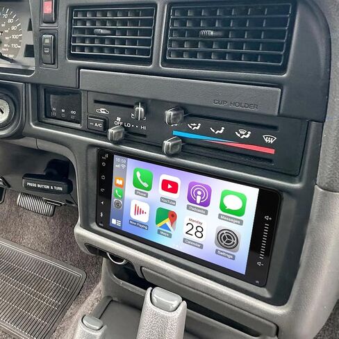 راديو ستيريو للسيارة Android 14 Double Din لسيارة Toyota 4Runner 1990-1995، راديو سيارة بشاشة لمس 7 بوصة مع Carplay لاسلكي Android Auto GPS WiFi Bluetooth RDS DSP SWC Mic كاميرا احتياطية، 2+32G in Kuwait