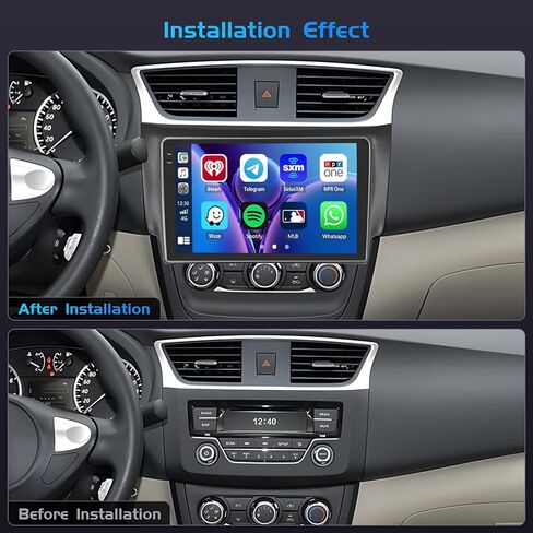 4G 64G for Nissan Sentra 2013-2017 Radio CarPlay 10.1" in-Cell Touchscreen Car Stereo Android 15 Android Auto Bluetooth 5.0 GPS WiFi 18UI Backup Camera in Saudi Arabia