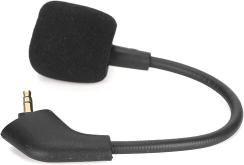 Replacement Microphone for Cloud Gaming Headset | Gold Plated 3.5mm Plug with Noise Reduction, No Oxygen Copper Core for Enhanced Bass & Clear Gaming Audio in Saudi Arabia