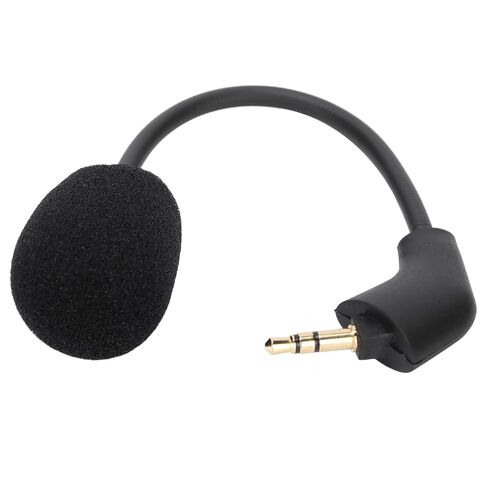 3.5mm Microphone Replacement Gaming Microphone for Cloud II, Noise Reduction, Rotatable and Flexible, Sponge + ABS Material, Applicable to Cloud II Hurricane in Saudi Arabia