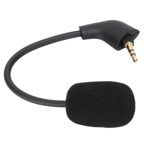 3.5mm Microphone Replacement Gaming Microphone for Cloud II, Noise Reduction, Rotatable and Flexible, Sponge + ABS Material, Applicable to Cloud II Hurricane in Saudi Arabia