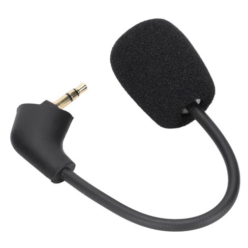 3.5mm Microphone Replacement Gaming Microphone for Cloud II, Noise Reduction, Rotatable and Flexible, Sponge + ABS Material, Applicable to Cloud II Hurricane in Saudi Arabia