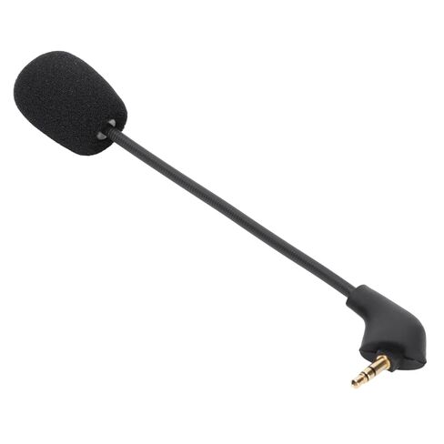 3.5mm Microphone Replacement Gaming Microphone for Cloud II, Noise Reduction, Rotatable and Flexible, Sponge + ABS Material, Applicable to Cloud II Hurricane in Saudi Arabia