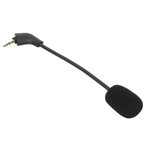 3.5mm Microphone Replacement Gaming Microphone for Cloud II, Noise Reduction, Rotatable and Flexible, Sponge + ABS Material, Applicable to Cloud II Hurricane in Saudi Arabia