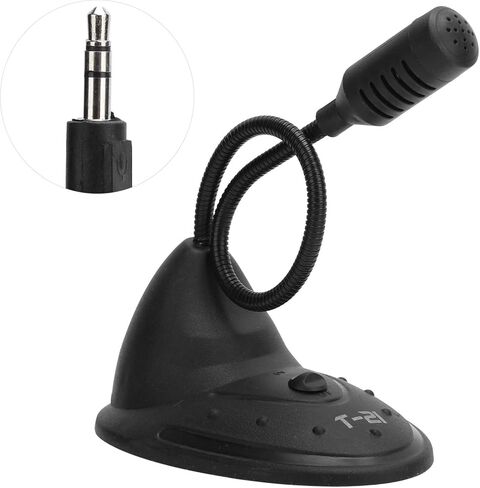 3.5mm Round Plug, Driver Desktop Capacitive Microphone for Computer Gaming, Live Broadcast, Sound Amplifier in Saudi Arabia