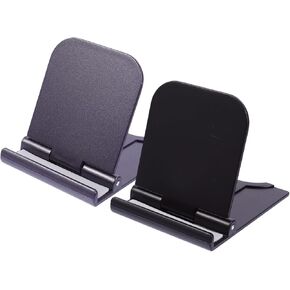 HOMSFOU 2pcs Ergonomic Mobile Phone Holder Desk Stand for Tablets Easy to Use Compact Design Grey in Kuwait