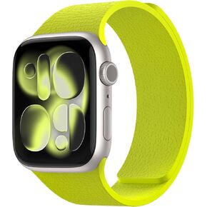 سوار سيليكون مغناطيسي متوافق مع سوار ساعة Apple 42 مم 41 مم 40 مم 38 مم السلسلة 11 10 9 8 7 6 5 4 3 & SE 3/2/1 مشبك مغناطيسي قوي، مقاوم للماء وقابل للتعديل (ضوء النجوم) in Kuwait