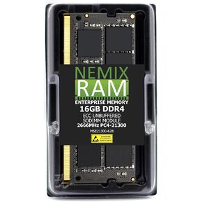 32 جيجابايت 2 × 16 جيجابايت DDR4 2666 ميجا هرتز PC4-21300 2Rx8 1.2 فولت CL19 260-PIN ECC غير مخزنة SODIMM KIT NEMIX RAM متوافقة مع Synology D4ES03-16G NAS 25 Series: DS1825+ DS1525+ DS925+ DS725+ in Kuwait