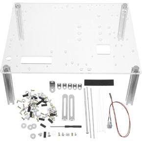 NOLITOY Transparent Motherboard Bracket Open Frame Computer Case Stand for Mini and Mid Tower Chassis Construction Compact Portable Design for Component Testing and Troubleshooting in Kuwait
