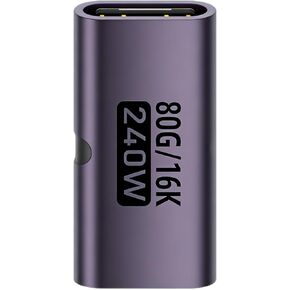 موصل أنثى USB من النوع C، محول طاقة 240 وات، USB إلى تمديد لنقل بيانات موثوق، تصميم مضغوط، سطح مكتب الكمبيوتر المحمول، استخدام اجتماع المكتب المنزلي أثناء السفر in Kuwait