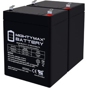 بطارية Mighty Max 12V 2.9AH F1 SLA بديلة متوافقة مع مكبر الصوت المحمول ION Audio Game Day - عبوتان in Kuwait