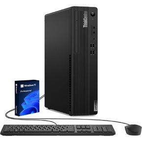 كمبيوتر مكتبي Lenovo ThinkCentre M70s SFF، Intel Core i5-10500 حتى 4.5 جيجا هرتز، ذاكرة وصول عشوائي 32 جيجا، 1 تيرابايت SSD، USB 3.2، HDMI، DisplayPort، RJ-45، لوحة مفاتيح وماوس، Windows 11 Pro (متجدد) in Kuwait