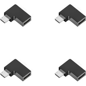 USB C Female to USB Male 90 Degree Angled Adapter Fast Charging 2A Fast Speed Data Transfer 480Mbps Small Design USB Type C Female to USB Male Converter in Kuwait