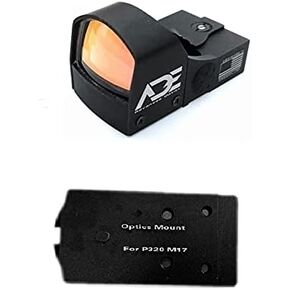Ade Advanced Optics Crusader RD3-009 منظر منعكس للنقطة الحمراء + لوحة تركيب بصرية لمسدس Sig Sauer P320 M17 / M18 in Kuwait