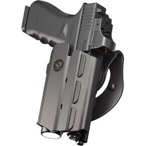 حافظة Orpaz T40 G19 خفيفة الوزن، حافظة تكتيكية للأمان من المستوى 2 و3 OWB متوافقة مع Glock 19، تناسب معظم مصابيح المسدس، جاهزة للبصريات، قابلة للتعديل in Kuwait