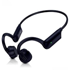 سماعات توصيل العظام سماعات بلوتوث 5.4 لاسلكية، سماعات أذن مفتوحة، سماعة مقاومة للماء IPX6 للجري، سماعات رياضية وقت تشغيل 12 ساعة، ركوب الدراجات، المشي لمسافات طويلة، القيادة، أسود عميق in Kuwait