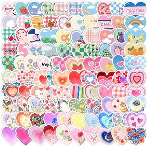 60 قطعة من ملصقات فيونكات كوكيت، ملصقات فيونكة شفافة للفتيات والنساء، ملصق فيونكات وردية شفافة لزجاجات المياه وأجهزة الكمبيوتر المحمولة والهاتف والجيتار in Kuwait