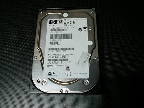 محرك الأقراص الصلبة HP Invent سعة 146 جيجابايت وسعة 15 كيلو بايت SAS 417801-001 (متجدد) in Kuwait
